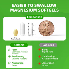 Gélules d'Alliwise Magnésium Glycinate avec le flacon ouvert