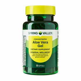 Gélules d'Aloe Vera douce - 50 unités, vue de face