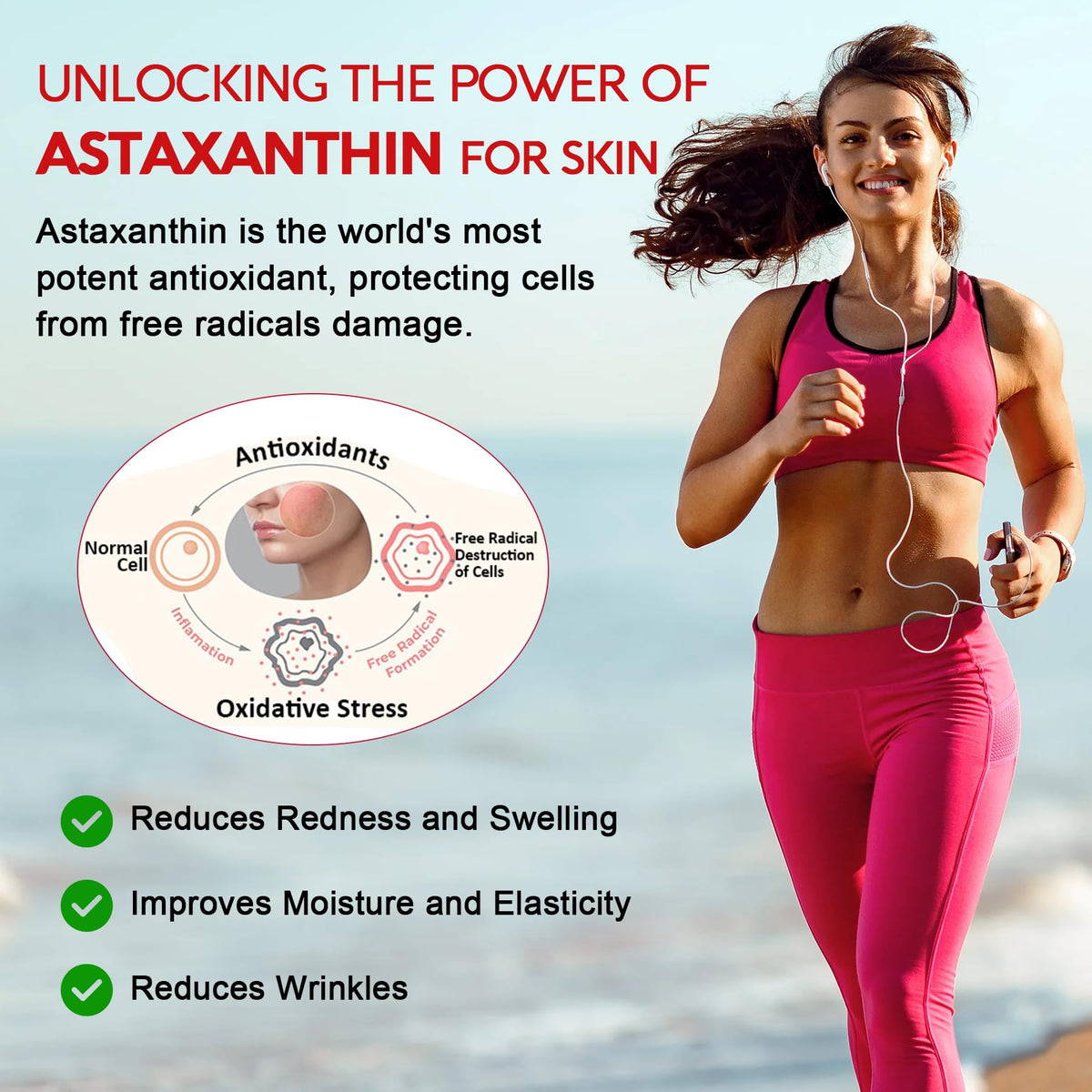 Gélules d'astaxanthine NEVISS avec extrait d'ashwagandha