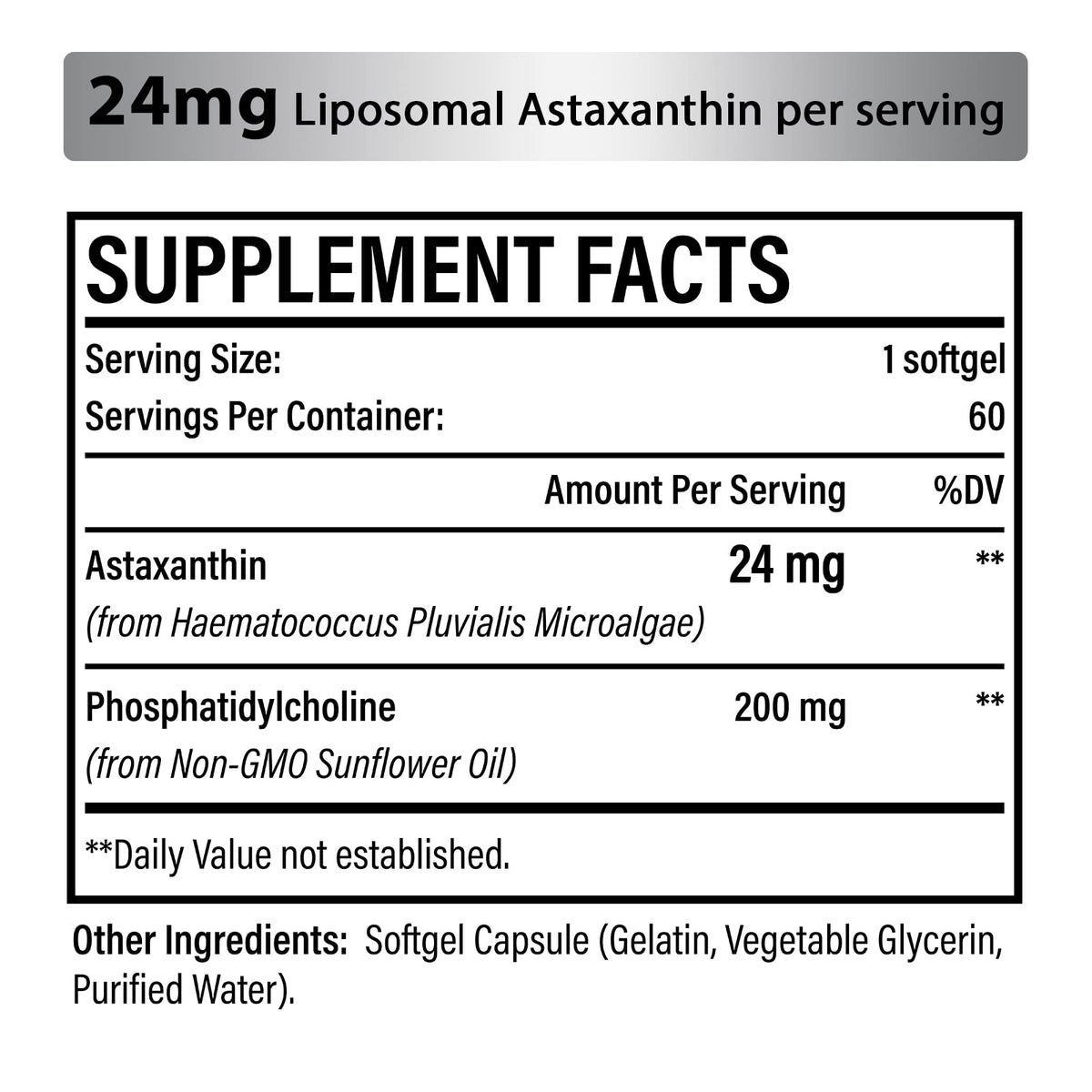Gélules d'astaxanthine Osasuna sur une table
