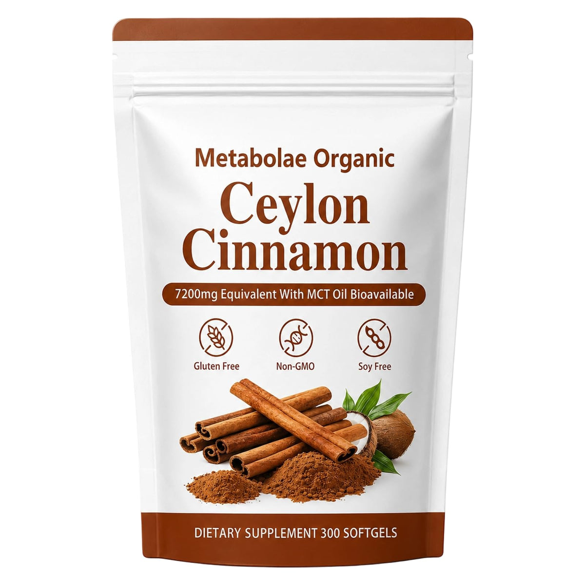 Gélules d'extrait de cannelle de Ceylan a balanced routine 1000mg, flacon avant