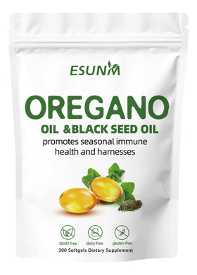 Gélules d'huile d'origan ESUNM 300 gélules en emballage