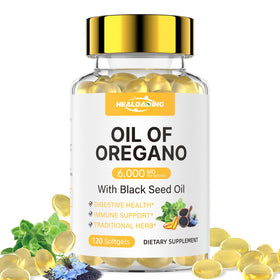Gélules d'huile d'origan HEALOADING 300mg en boîte