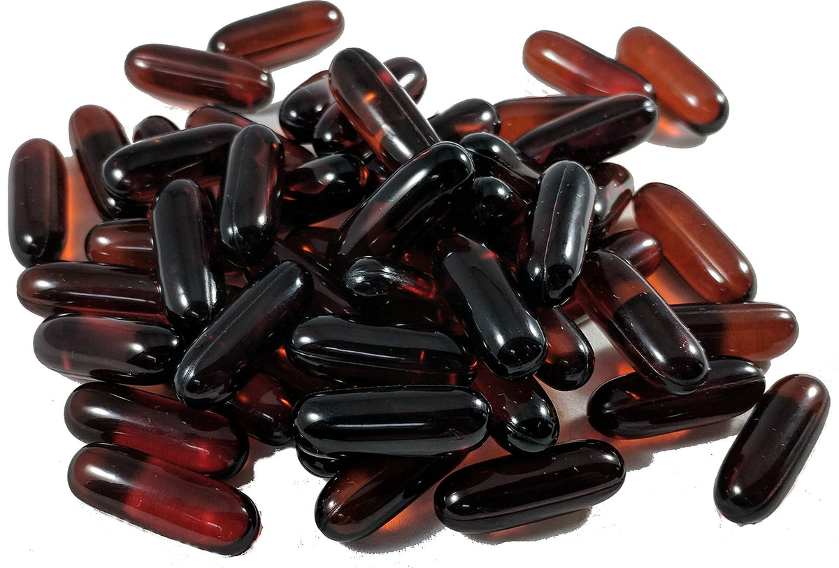 Gélules d'huile de lin bio Vitalité Now! dans un bol