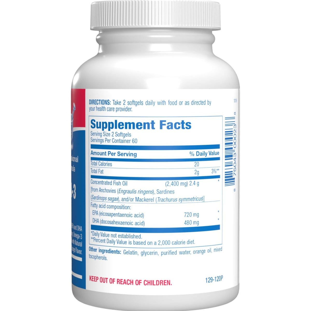Gélules d'huile de poisson Omega 3 Anabolic Laboratories