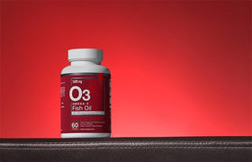 Gélules d'huile de poisson Omega-3 Essential Elements avec des ingrédients naturels