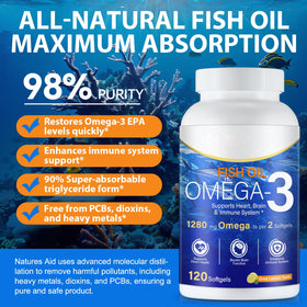 Gélules d'huile de poisson Omega-3 Xsvseie avec un goût citron