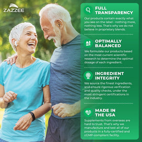 Gélules de Bacopa Monnieri Zazzee dans une main
