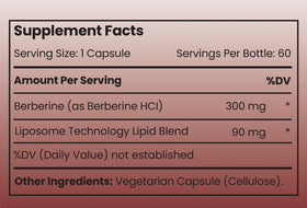 Gélules de berbérine Rho Nutrition dans un cadre de vie