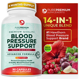 Gélules de betterave PurePremium 90 gélules, vue de face
