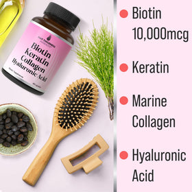 Gélules de Biotine avec Kératine et Collagène marin