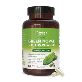 Gélules de cactus nopal Maxx Herb vue de face dans l'emballage