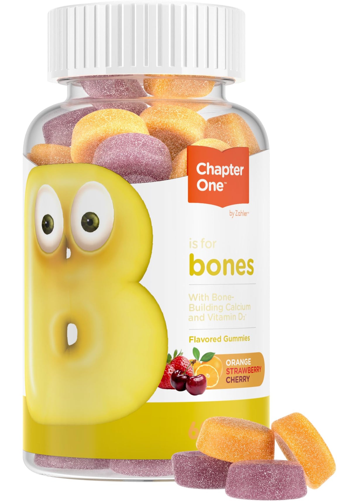 Gélules de Calcium Zahler 250mg avec Vitamine D3 pour Enfants, emballage avant