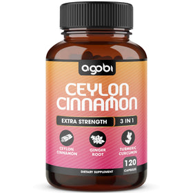 Gélules de cannelle de Ceylan agobi en bouteille de 120 gélules