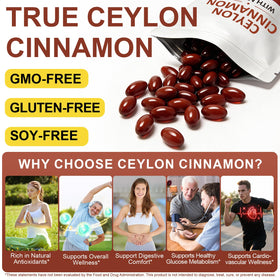 Gélules de cannelle de Ceylan de bnHUlMXw avec étiquette clairement visible