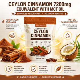 Gélules de cannelle de Ceylan Lumine Organics sur table