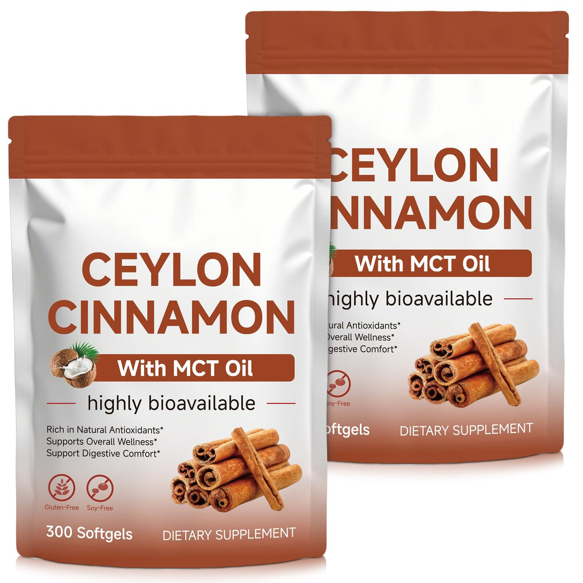Gélules de cannelle de Ceylan Tiuedu en pack de 2