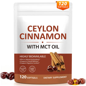 Gélules de cannelle de Ceylan vopxccvy en flacon