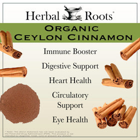 Gélules de cannelle Herbal Roots, emballage ouvert