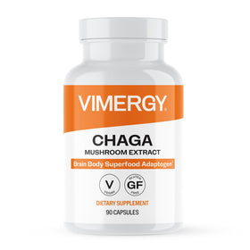 Gélules de champignon Chaga Vimergy, vue de face
