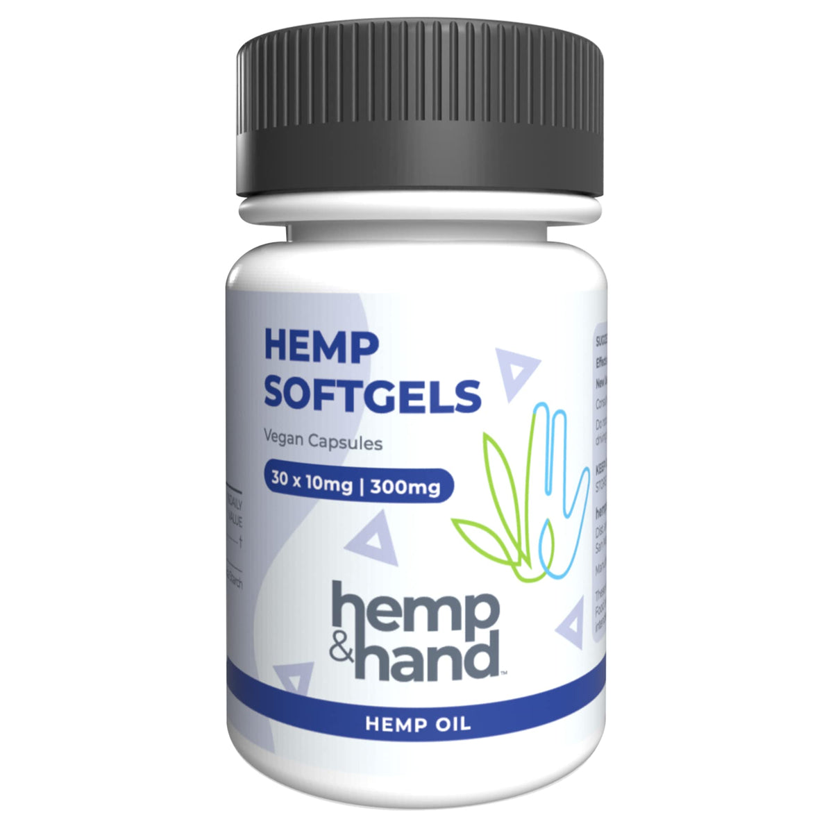 Gélules de chanvre 300mg Hemp & Hand vue de face