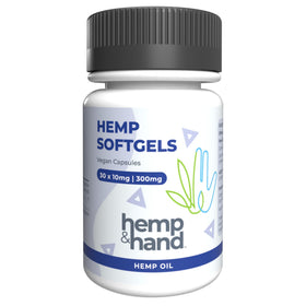 Gélules de chanvre 300mg Hemp & Hand vue de face