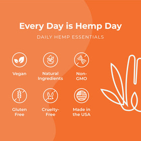 Gélules de chanvre 500mg Hemp & Hand dans un environnement naturel