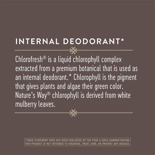 Gélules de Chlorofresh Nature's Way dans une main