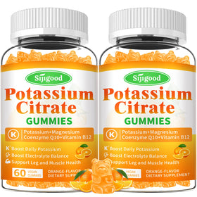 Gélules de Citrate de Potassium Sijigood 120 Gummies en bouteille