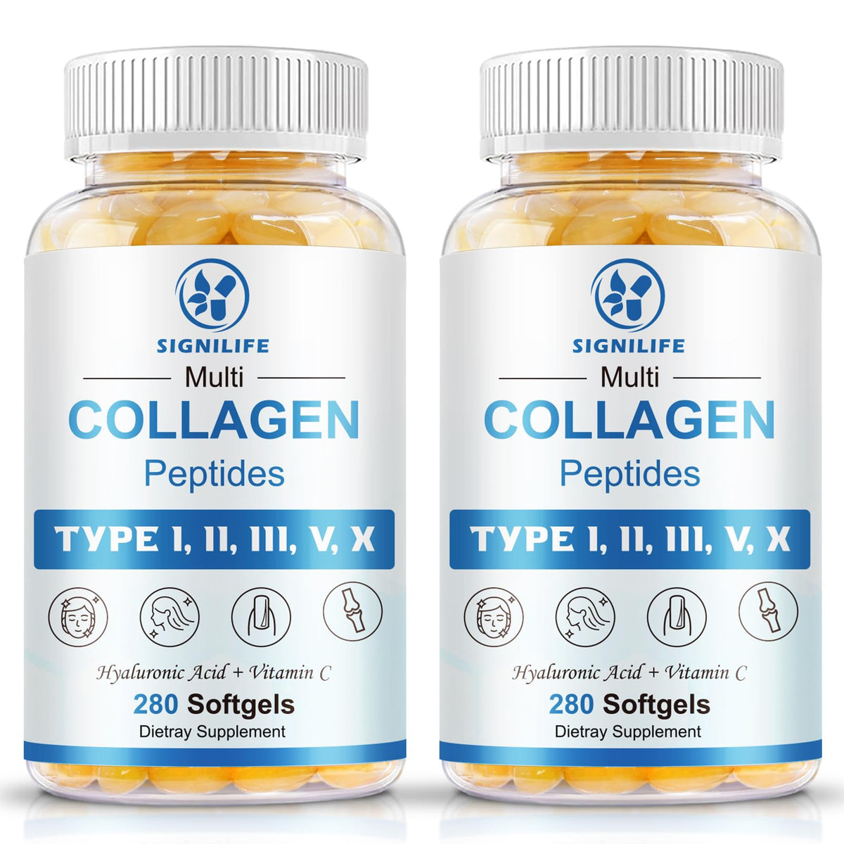 Gélules de collagène multi-peptides SIGNILIFE en emballage