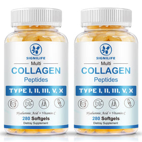 Gélules de collagène multi-peptides SIGNILIFE en emballage