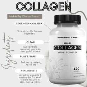 Gélules de collagène Research Labs avec dosage de 6000 mg