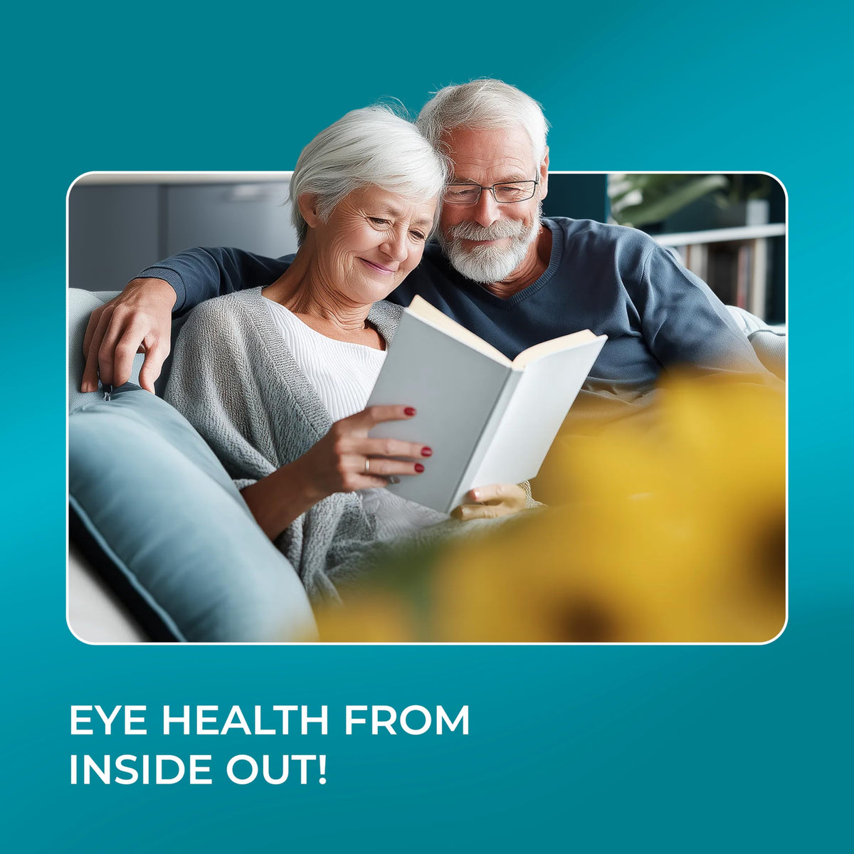 Gélules de complément alimentaire Vision PUREHEALTH RESEARCH dans une main