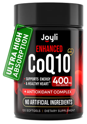 Gélules de CoQ10 400mg JOYLI Nutrition en boîte