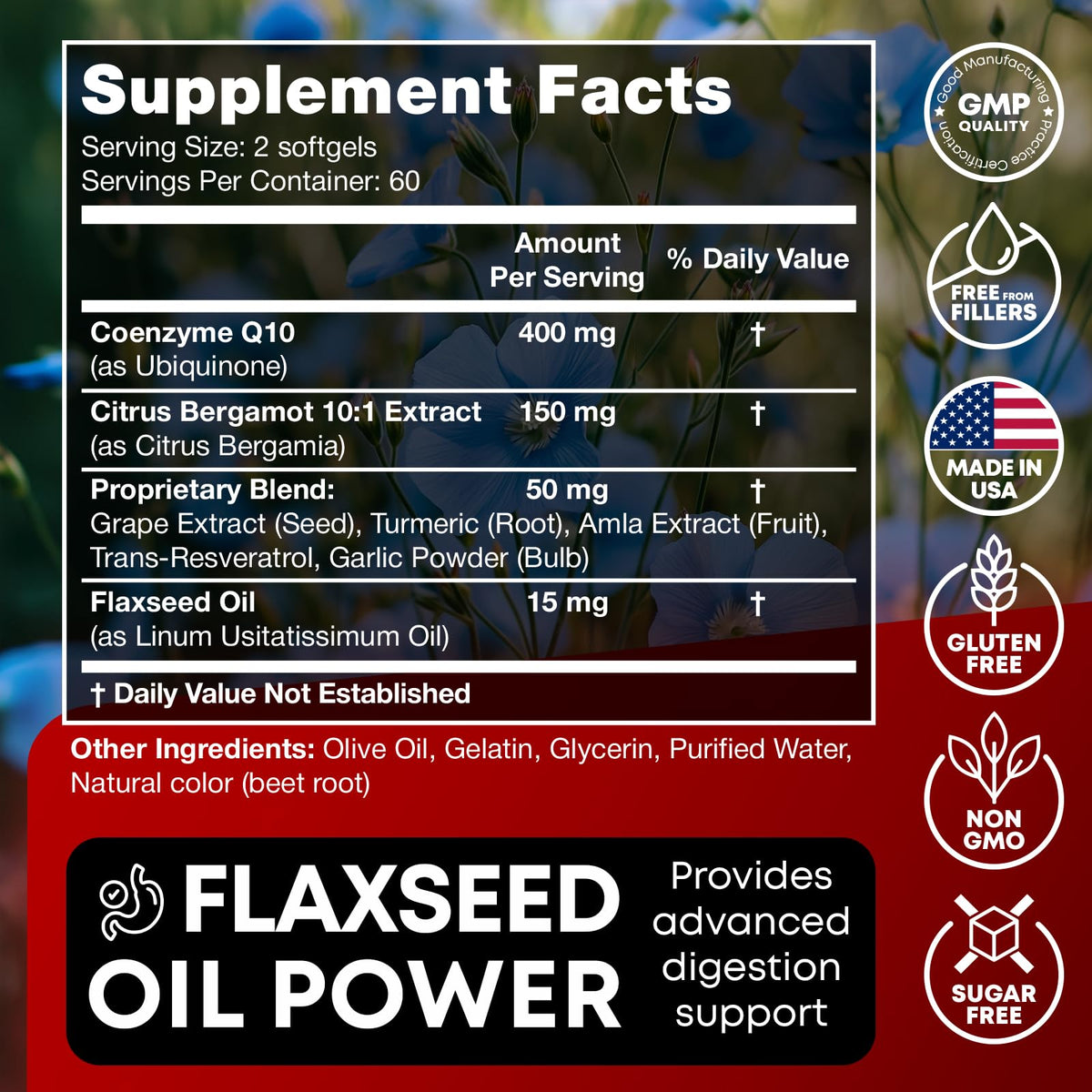 Gélules de CoQ10 400mg JOYLI Nutrition ouvertes