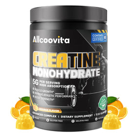 Gélules de créatine monohydrate Allcoovita, boîte vue de face