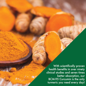 Gélules de Curcuma 1 000 mg BCM-95 avec un verre d'eau