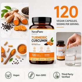 Gélules de Curcuma Bio ONAISE avec d'autres compléments alimentaires
