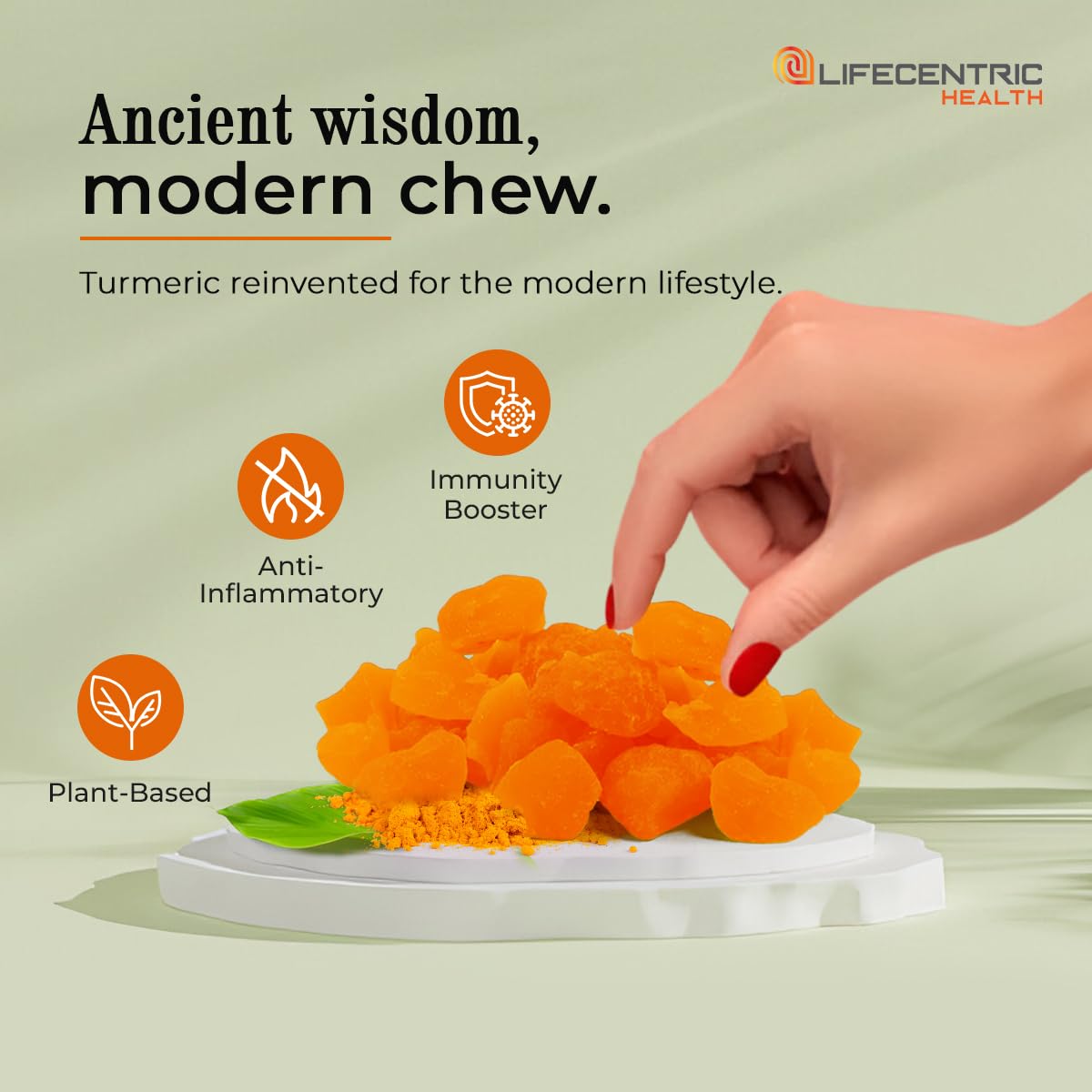 Gélules de curcuma et gingembre LifeCentric Health