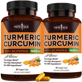 Gélules de Curcuma NEW AGE paquet de 180 capsules