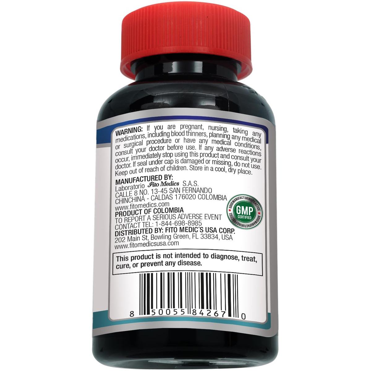Gélules de FITO MEDIC'S Vitamin K2 avec des suppléments variés