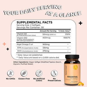 Gélules de Future Kind Multivitamines 3-en-1 en gros plan