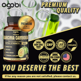 Gélules de Garcinia Cambogia agobi avec un verre d'eau