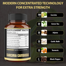 Gélules de Garcinia Cambogia agobi sur une surface blanche