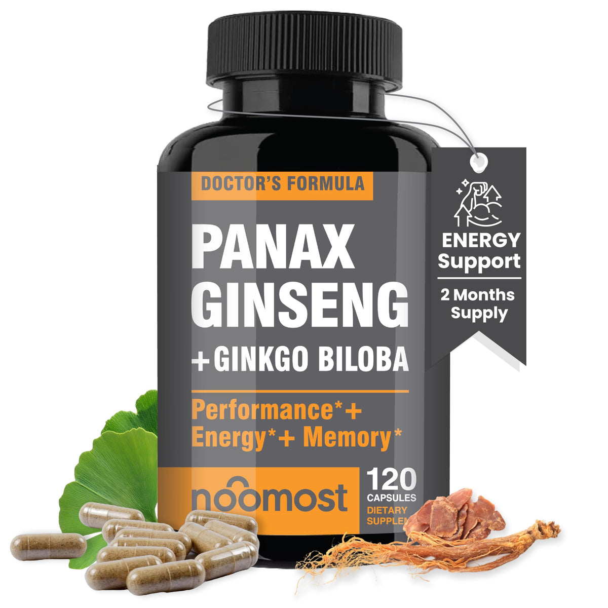 Gélules de Ginseng Coréen Rouge NooMost en boîte