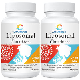 Gélules de Glutathion Liposomal CORPORALIGHT - avant de l'emballage