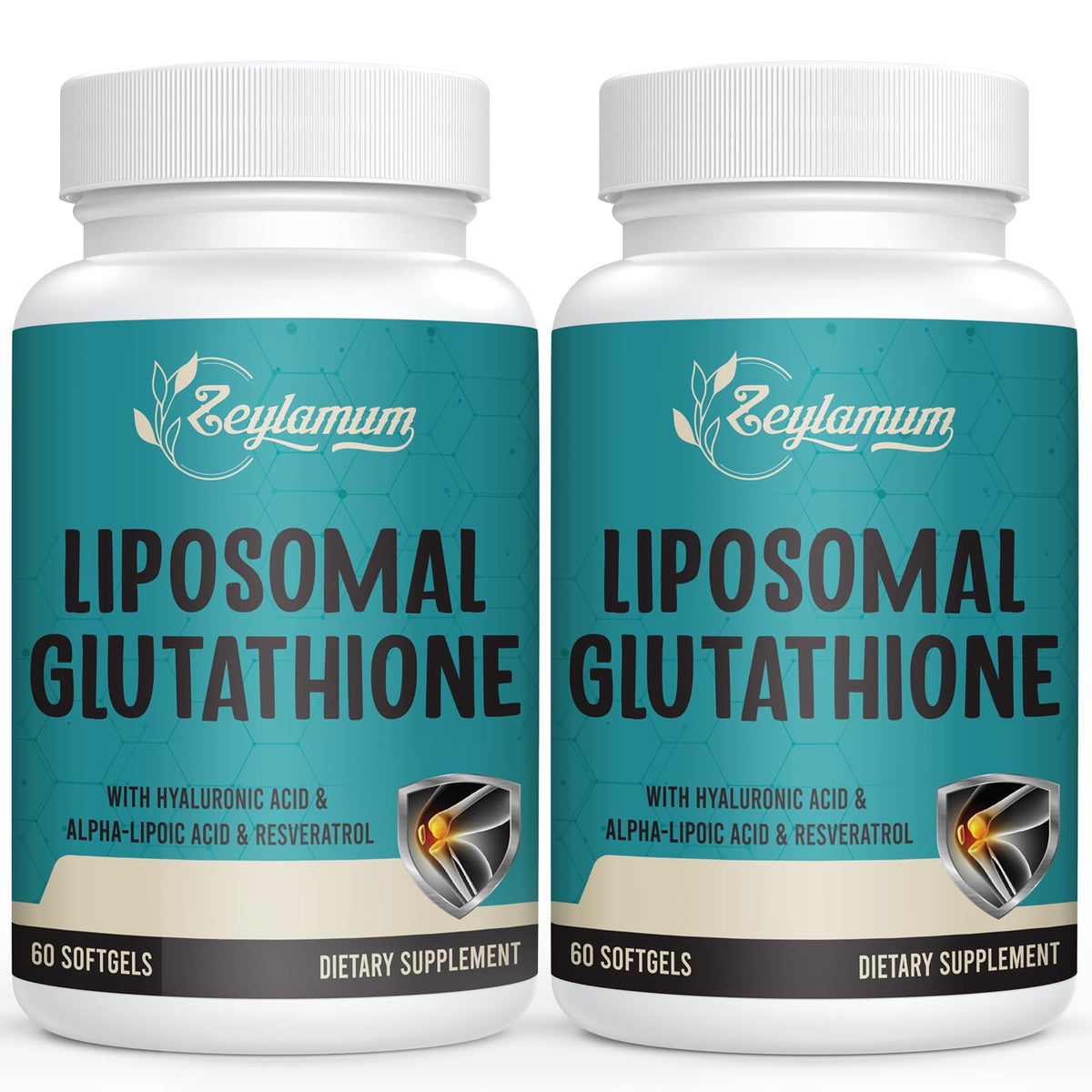 Gélules de glutathione liposomale Zeylamum 2400 MG vue avant