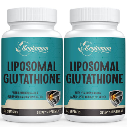 Gélules de glutathione liposomale Zeylamum 2400 MG vue avant