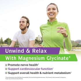 Gélules de glycinate de magnésium Innate Vitality avec bouteille