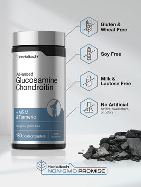 Gélules de Horbäach Glucosamine Chondroitin dans une main
